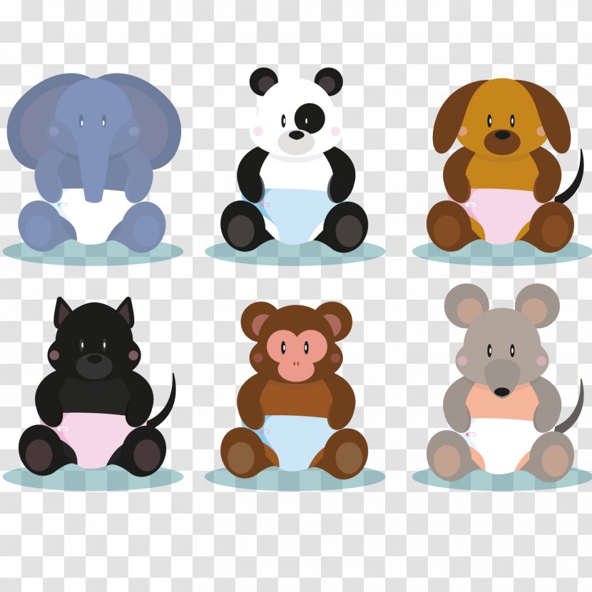 Animal Cartoon Collection - Silhouette Transparent PNG