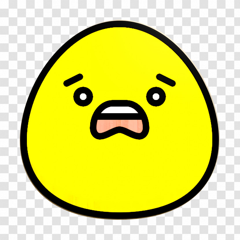 Fear Icon Confused Icon Emoji Icon Transparent PNG