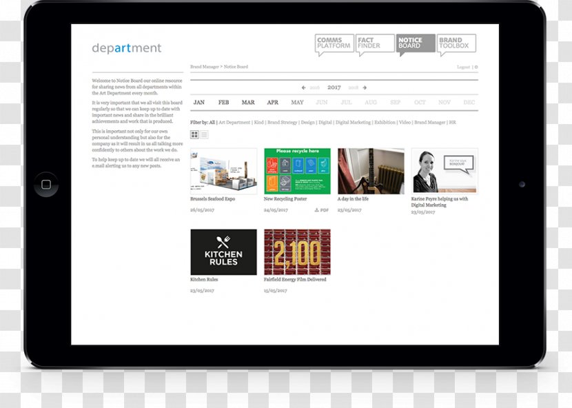 Brand Display Advertising Web Page Font - Media - Notice Board Transparent PNG