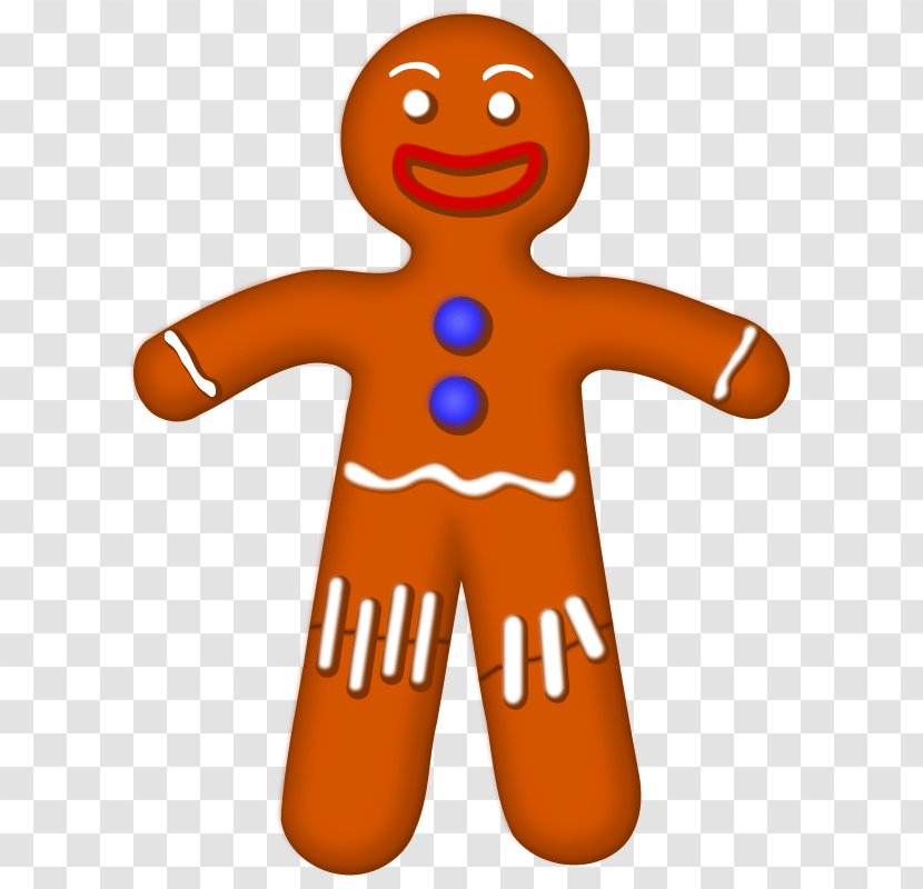 The Gingerbread Man Clip Art - Food - Many Storied Transparent PNG