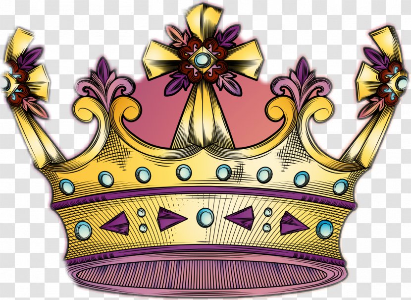 Clip Art Image Stock.xchng - Purple - Spring Crown Transparent PNG