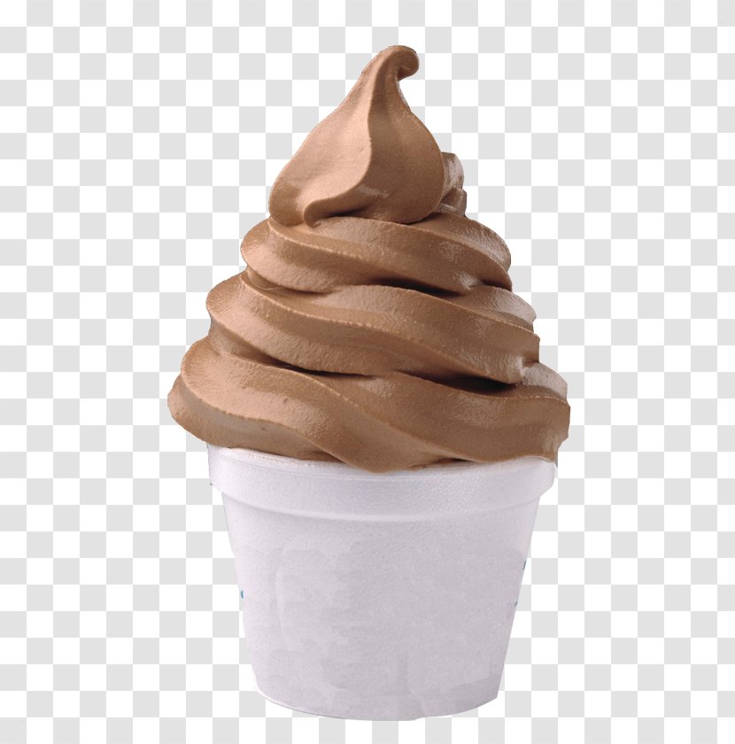 Ice Cream Cones Chocolate Frozen Yogurt - Soft Transparent PNG