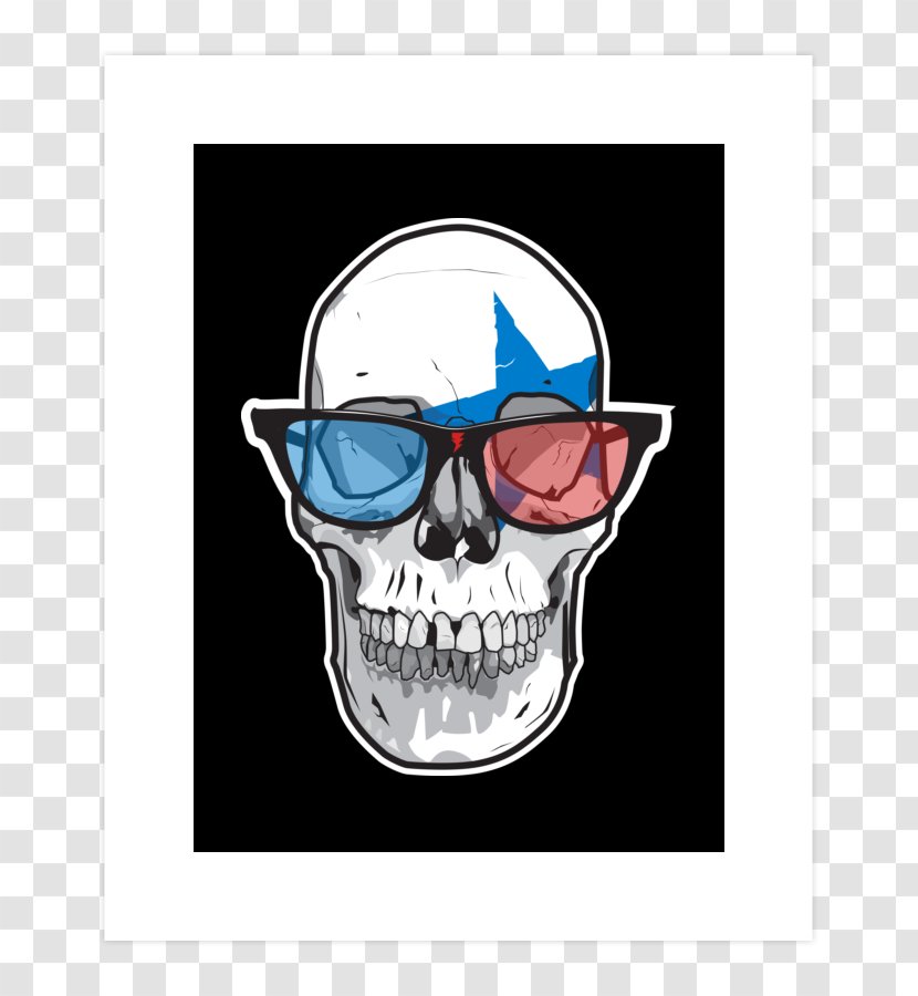 Samsung Galaxy S5 Glasses Skull Punk Rock Canvas Print - Bag Transparent PNG