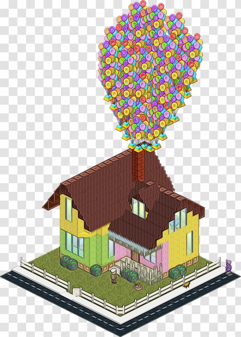 House Architecture - Wet Ink Transparent PNG