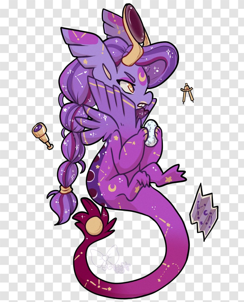 Vertebrate Flower Legendary Creature Clip Art - Purple - Ox Horn Transparent PNG