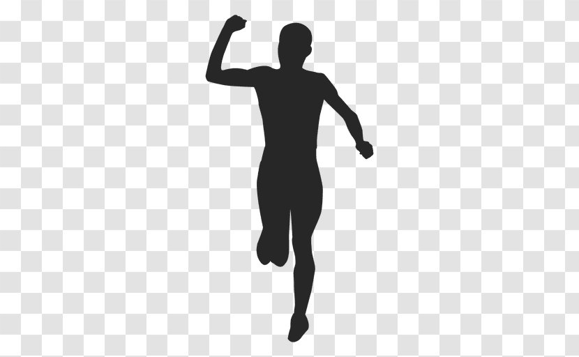 Athlete Silhouette Sport - Joint - Runner Vector Transparent PNG