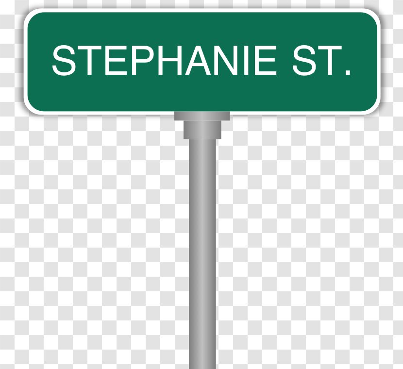 Street Sign - Name - Rectangle Signage Transparent PNG