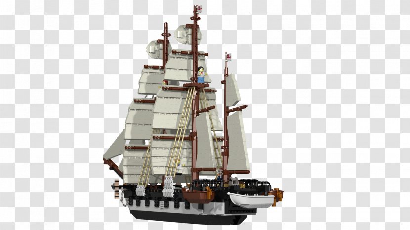 Brig The Voyage Of Beagle HMS LEGO - Vehicle - Ship Transparent PNG