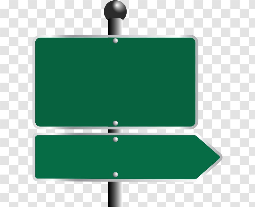 Road Signs In Singapore Traffic Sign Highway Clip Art - Green Transparent PNG