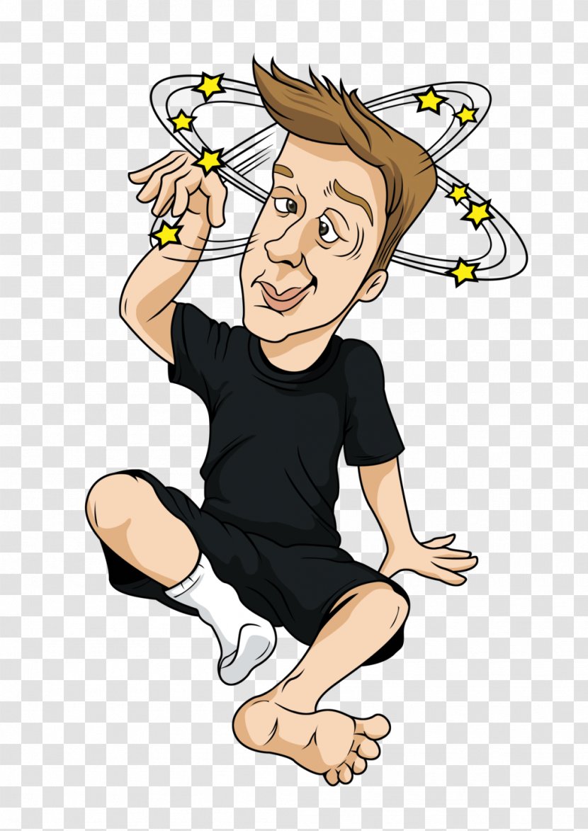 Cartoon Drawing Boxing Clip Art - Knocked Transparent PNG