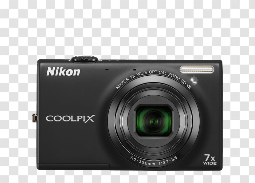 Nikon Coolpix S6100 S6150 Point-and-shoot Camera - Lens Transparent PNG