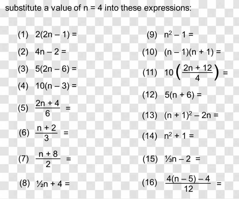 Algebraic Expression Number Change Of Variables Mathematics - Flower Transparent PNG