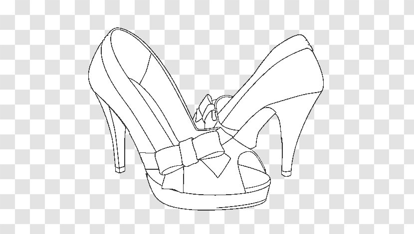 High-heeled Shoe Coloring Book Drawing - Tree - Heart Transparent PNG