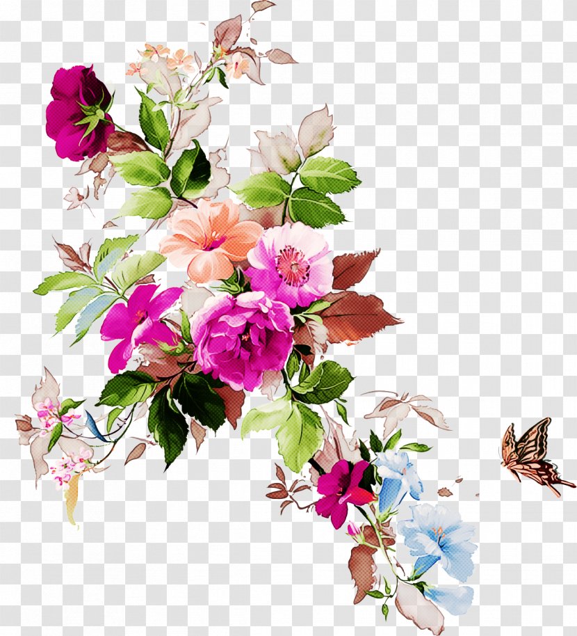 Flower Plant Pink Bouquet Cut Flowers - Floristry Petal Transparent PNG
