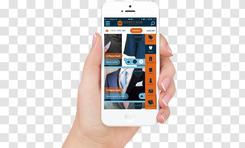 Smartphone Responsive Web Design Dry Cleaning - Clapham Junction Railway Station Transparent PNG