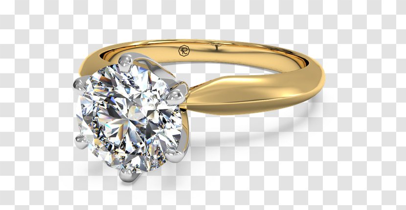 Engagement Ring Carat Diamond Wedding - Solitaire Transparent PNG
