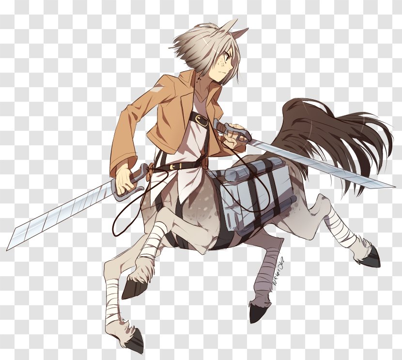 Horse Knight Lance Spear Costume Design - Watercolor Transparent PNG