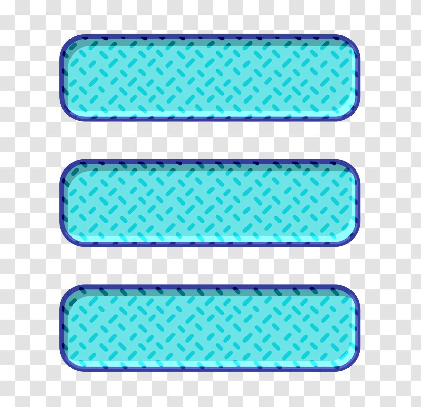 Icon - Turquoise - Rectangle Teal Transparent PNG
