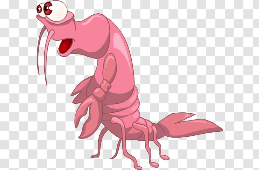 Crayfish Cartoon Royalty-free Clip Art - Silhouette - Lobster Tail With Big Eyes Transparent PNG