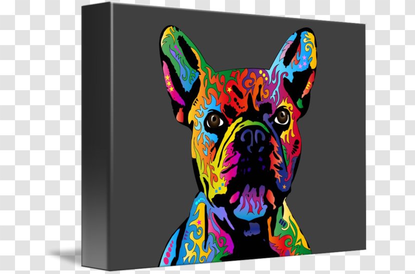 Dog Breed Non-sporting Group French Bulldog Canvas Print - Carnivoran - IMPRESSIONISM Transparent PNG