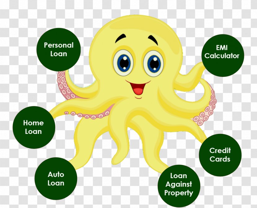 Octopus Services Industry Loan - Flower - Umbrella Transparent PNG