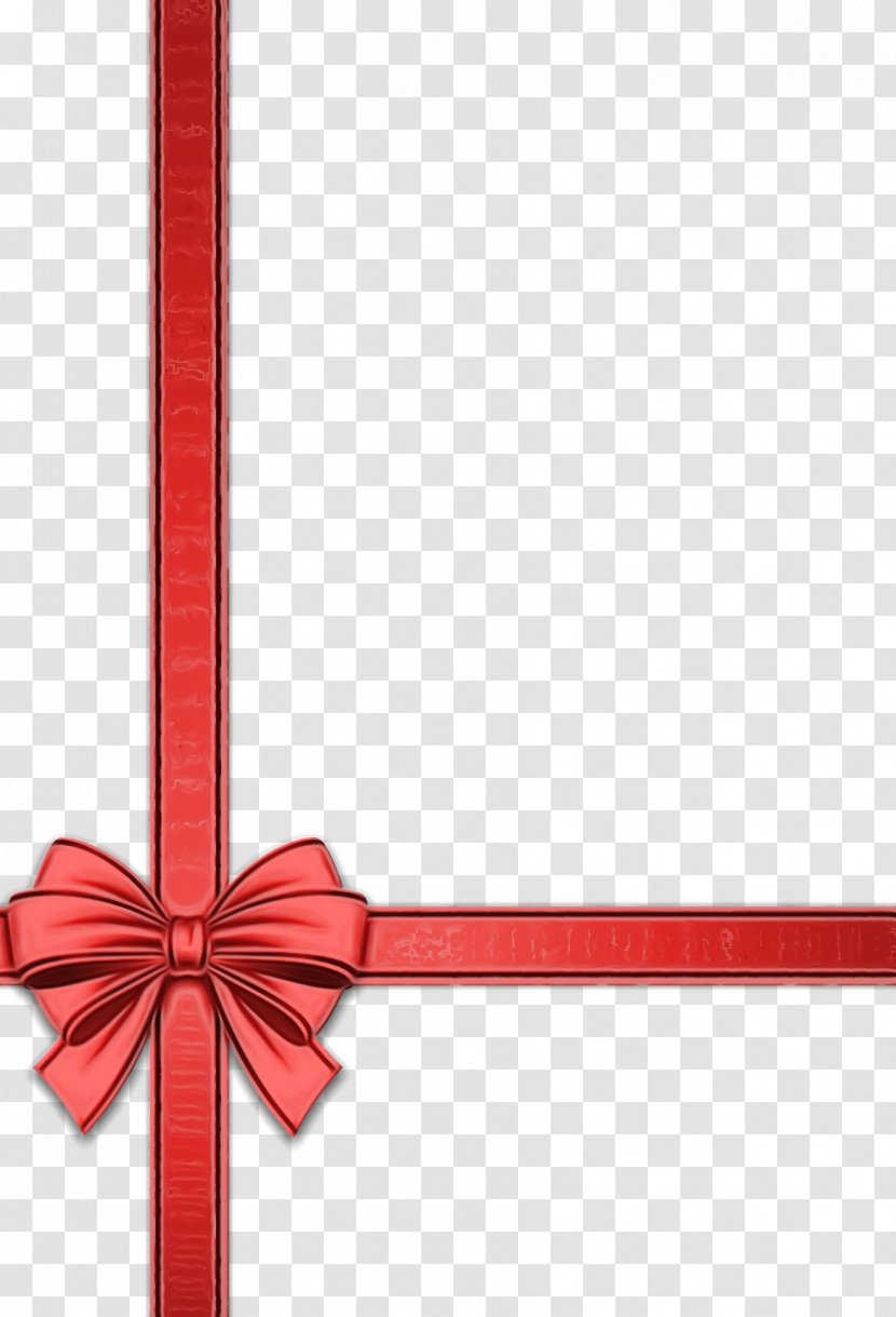 Red Background Ribbon Transparent PNG