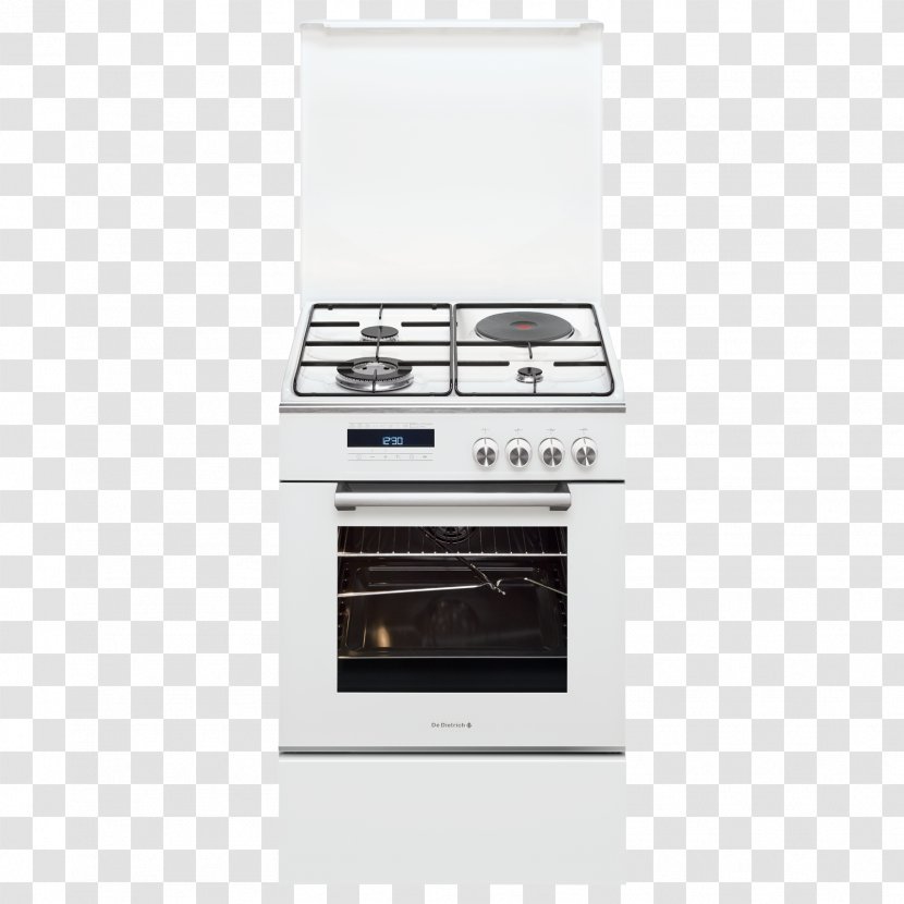 Cuisinière Mixte De Dietrich DCM1540W Cooking Ranges Gas Stove - Home Appliance - Oven Transparent PNG