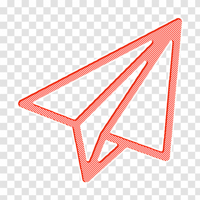 Email Icon Paper Plane Icon Origami Icon Transparent PNG