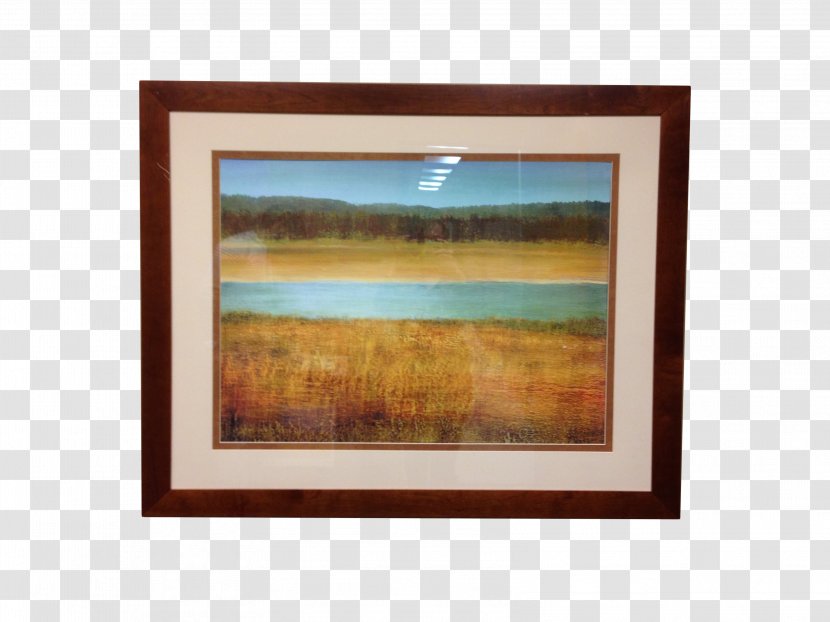 Riverside Painting Wood Stain - Watercolor Frame Transparent PNG