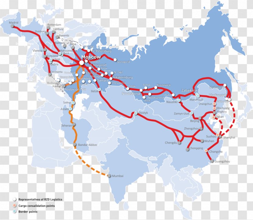 Russian Revolution Second World War Empire Map - Royaltyfree - Freight Train Transparent PNG