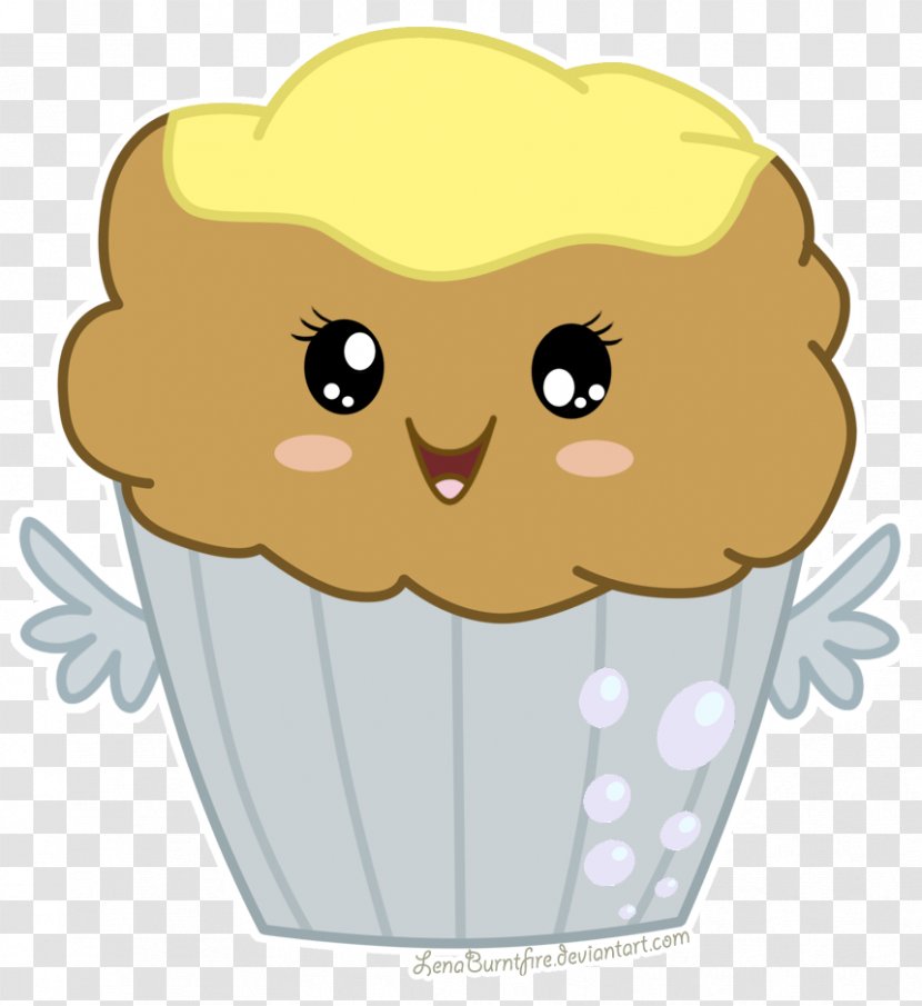 Derpy Hooves Cupcake Muffin Applejack Pinkie Pie - Heart - Baked Goods Transparent PNG