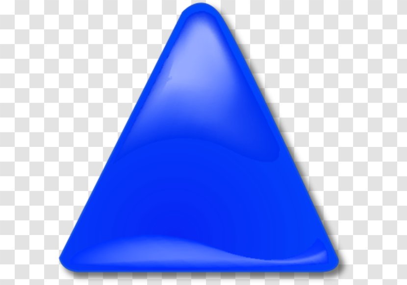 Triangle Blue Clip Art - Electric Transparent PNG
