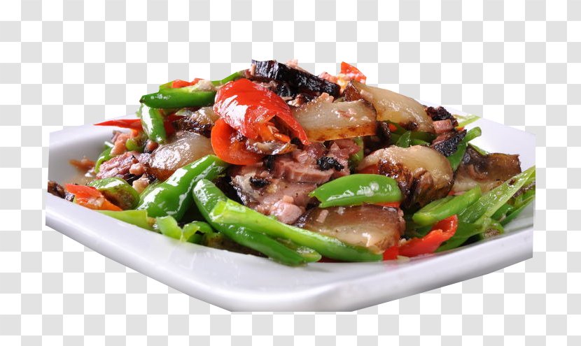 Chinese Cuisine Mongolian Beef French Fries Vegetarian Vegetable - Dish - Fried Bacon Flavor Transparent PNG