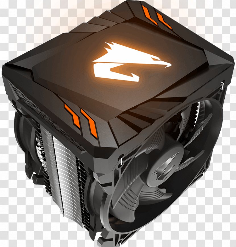 Gigabyte Technology Computer System Cooling Parts AORUS Heat Sink Central Processing Unit Transparent PNG