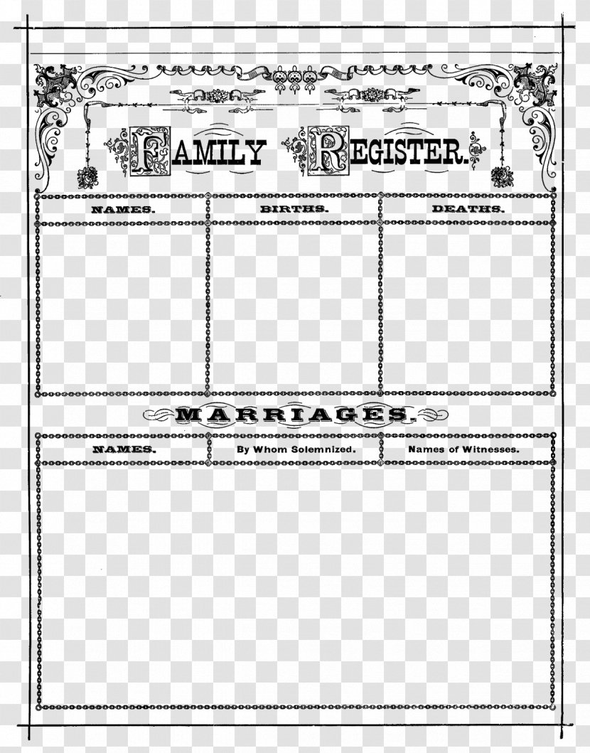 Family Tree Genealogy Register Pedigree Chart - Flower Transparent PNG