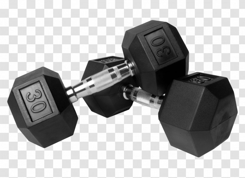 Dumbbell Weight Training Fitness Centre - Exercise Equipment - Black Transparent PNG