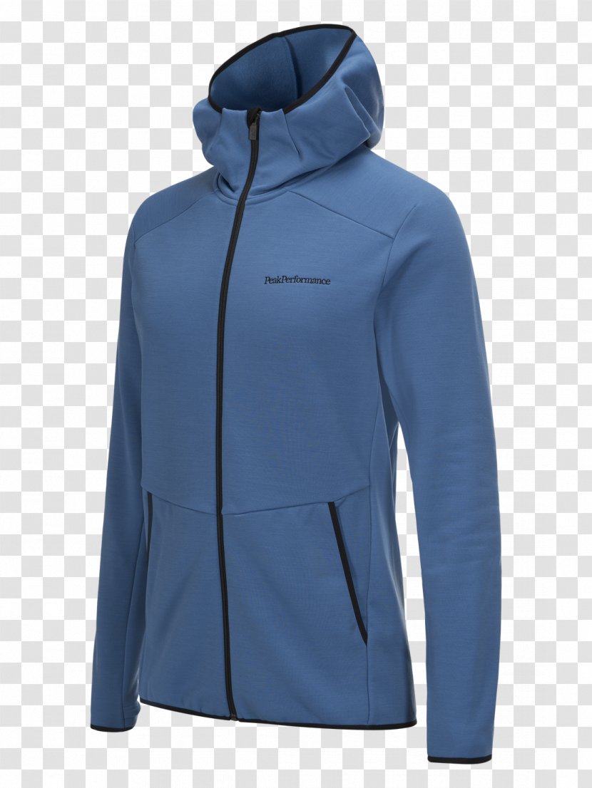 Sportswear Descente Hoodie Bluza - Cobalt Blue - Jacket With Hood Transparent PNG