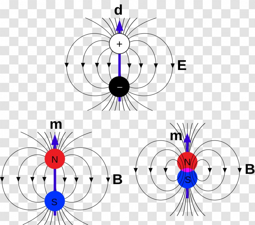 Magnetic Monopole Dipole Field Magnetism - Heart Transparent PNG