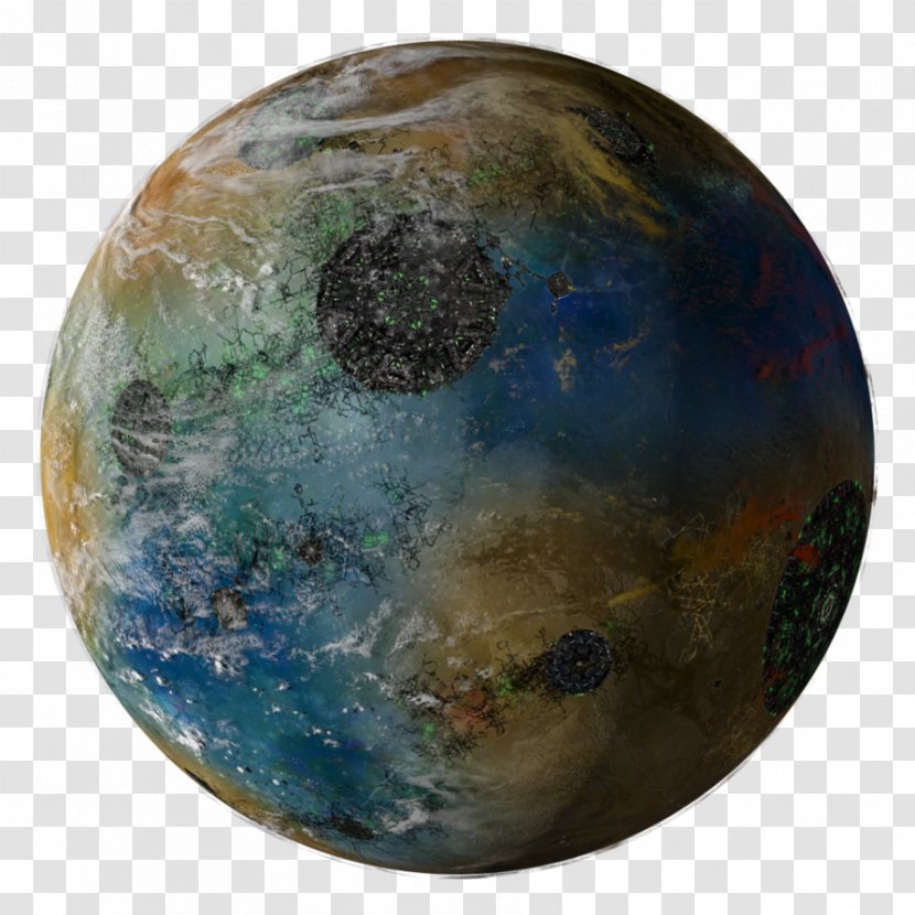 Earth Planet Rendering - Sphere - Dry Land Transparent PNG