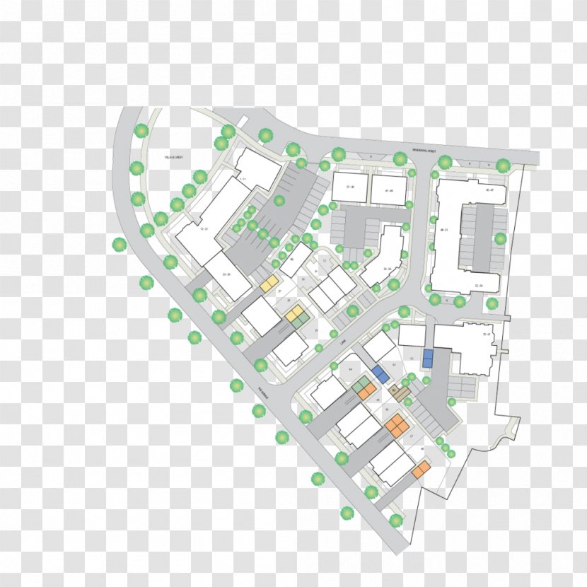 Urban Design Floor Plan Transparent PNG