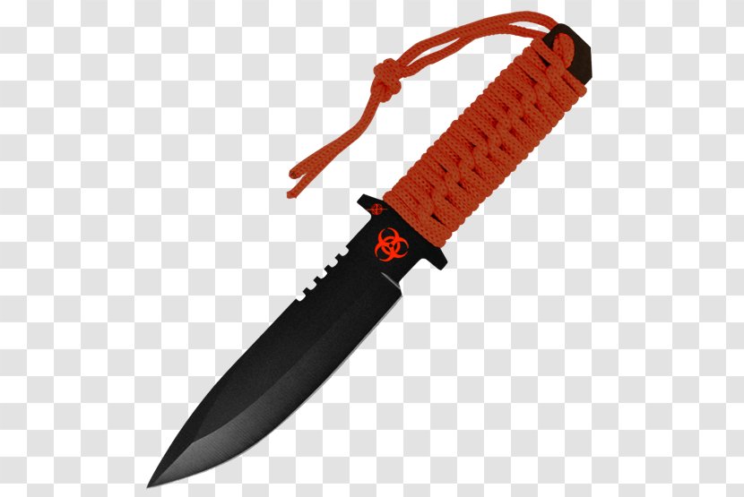 Bowie Knife Hunting & Survival Knives Utility Throwing - Low Profile Transparent PNG