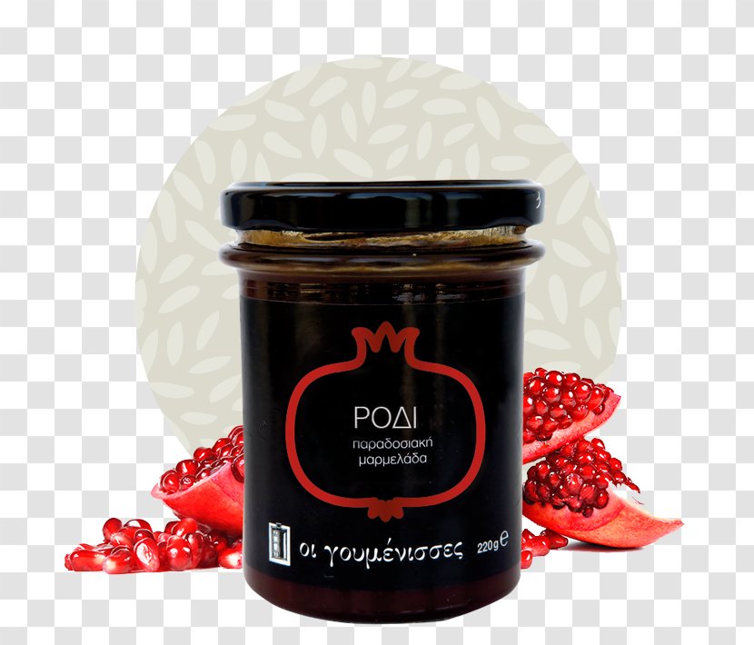 Greece Marmalade Jam Greek Cuisine Chokeberry - Condiment - Pomegranate Sauce Transparent PNG