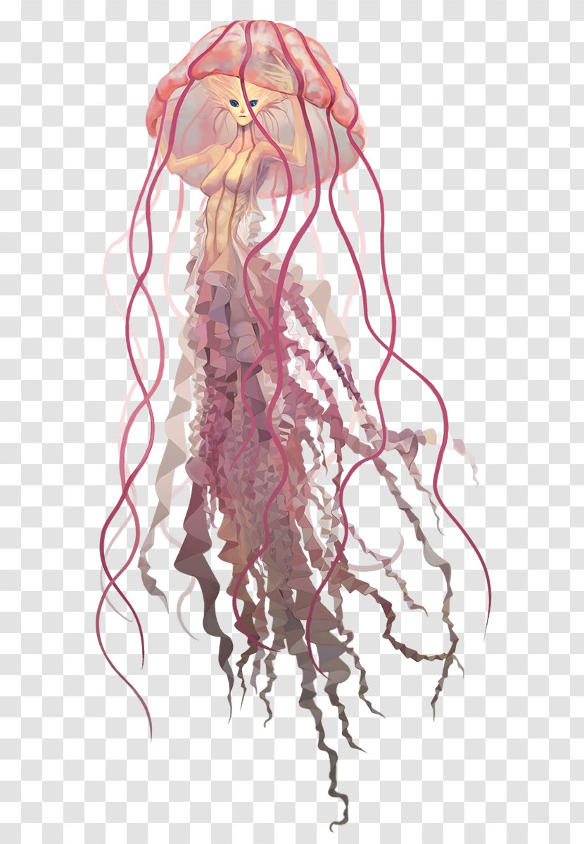 Chrysaora Quinquecirrha Jellyfish Dactylometra Tentacle Invertebrate - Tree Transparent PNG
