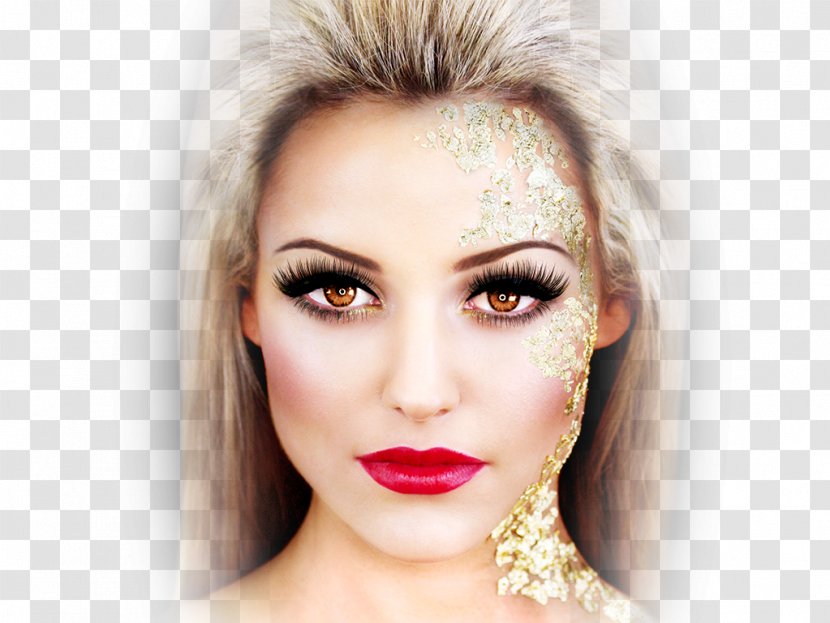 Hair Coloring Mascara Hairstyle Eyelash Makeover - Smear Transparent PNG