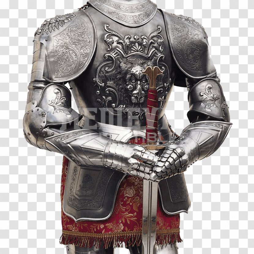 Toledo Plate Armour 16th Century Knight - Emperor - Basrelief Transparent PNG