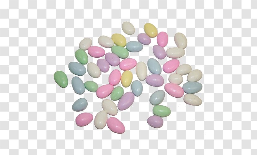 Jelly Bean Candy Pastel Color Almond - Jordan Almonds Transparent PNG