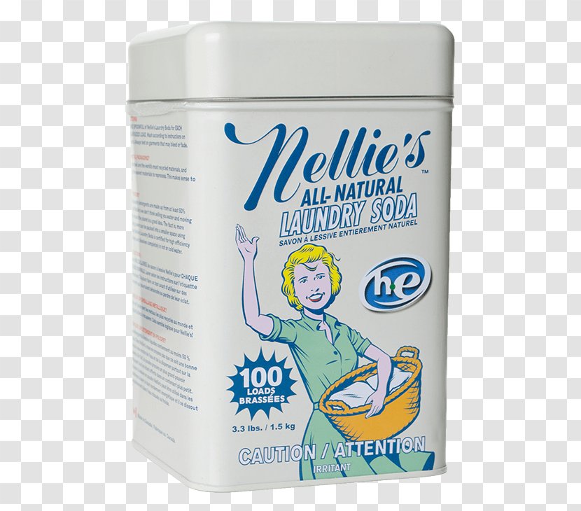 Laundry Detergent Nellie's Washing - Textile - Supply Transparent PNG