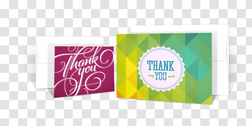 Greeting & Note Cards Text Typeface Rectangle Font - Thank You Card Transparent PNG