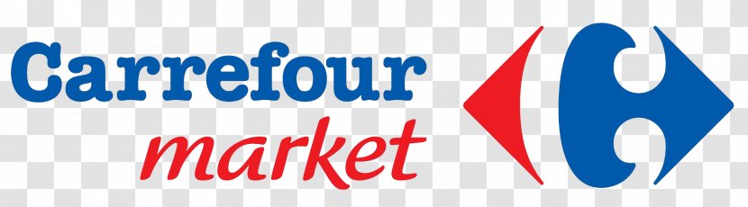 Logo Brand Carrefour Market Supermarket - Render Transparent PNG