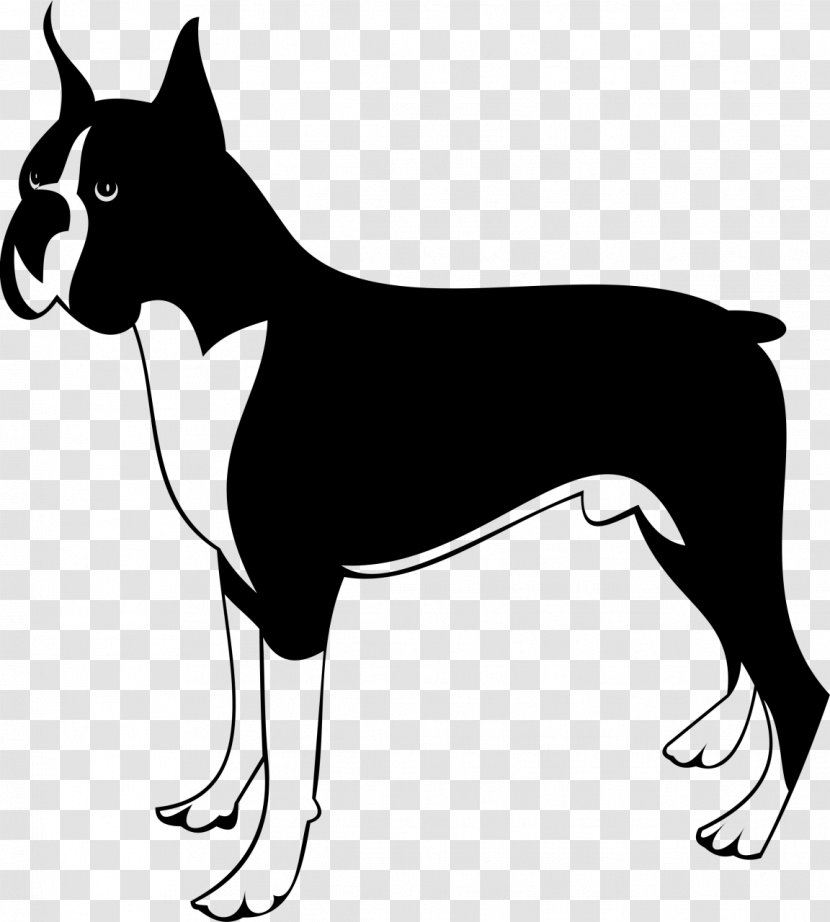 Boston Terrier Dog Breed Clip Art Character - Tail - Paw Transparent PNG